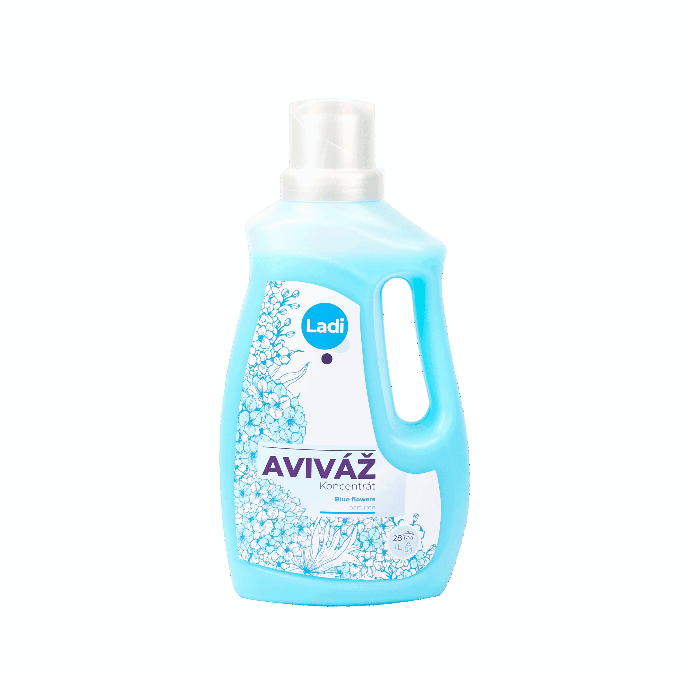 Aviváž koncentrát Ladi 1 l, vôňa Blue Flowers