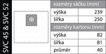 5 ks originálnych vreciek SVCX0452 Sencor SVC 45 a SVC 52