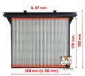 Alternatívny filter do hrncových vysávačov Bosch (GAS25, 50) Starmix