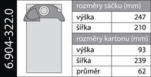 Originálne papierové filtračné vrecká KFI222 (6.904-322.0) Kärcher