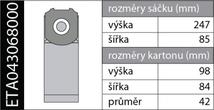 Originálne papierové vrecká do vysávača ETA 0430