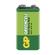 Zinkochloridová batéria GP Greencell 9V, 1 ks v balení